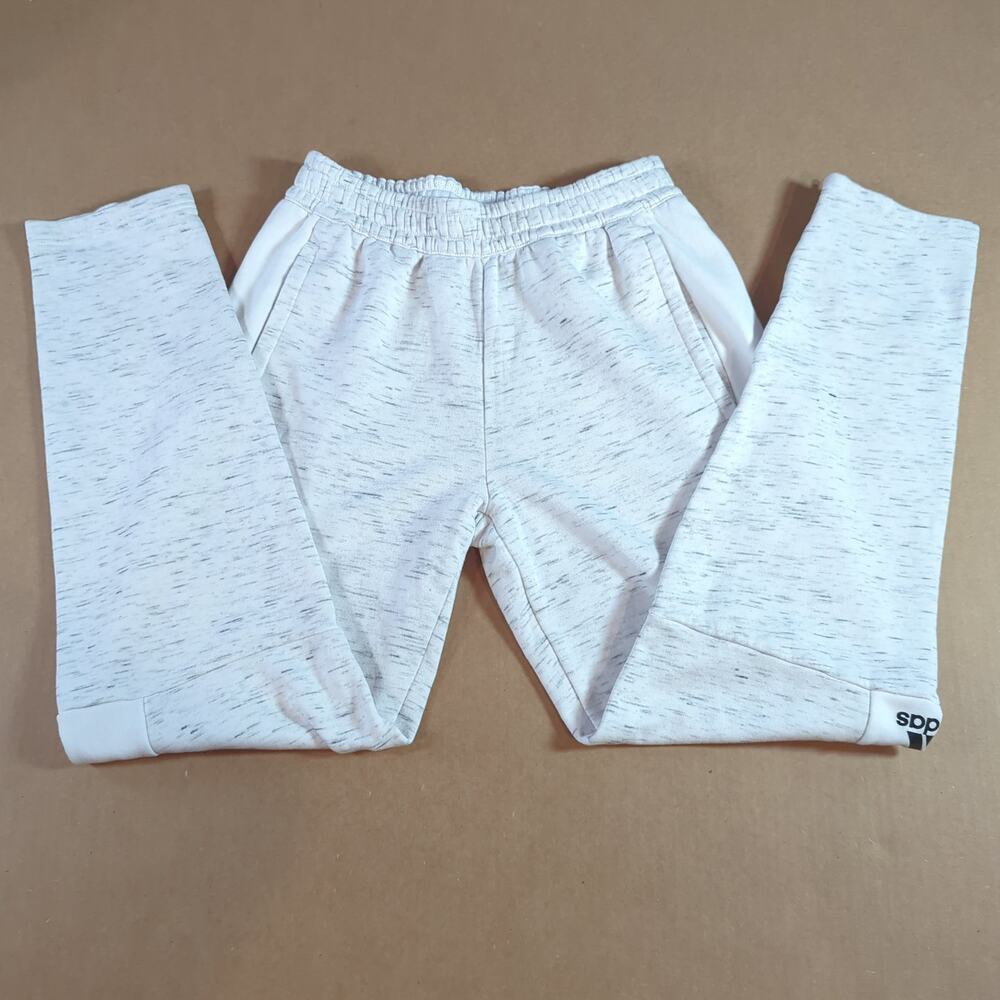 Adidas Womens S Track Pants White Gray Y2K Retro Sportswear Soccercore